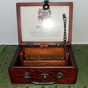 Shut the Box Wooden Dice Game